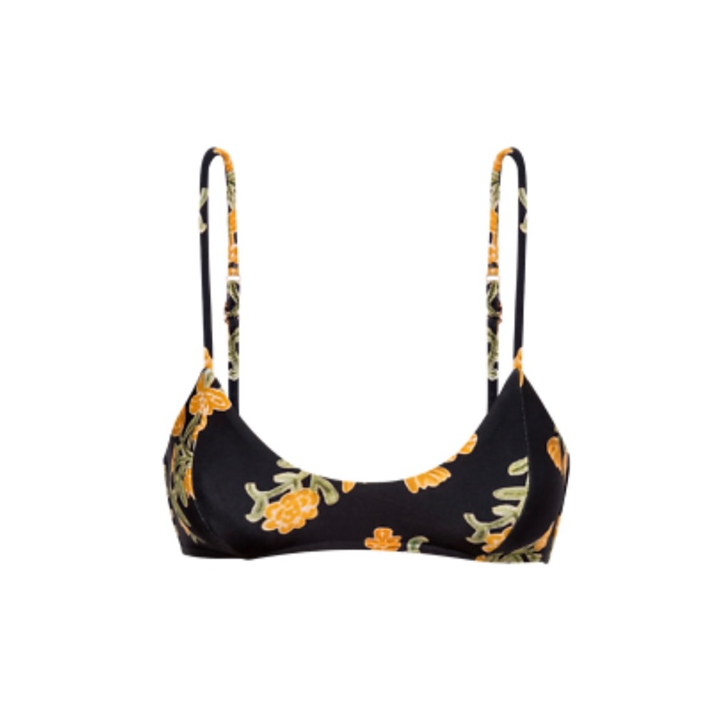 COPY - Vix Brazil black ‘Flower Amber’ bikini top